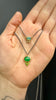 Chrysoprase Dot Necklace