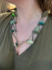 Green Prong Link Necklace
