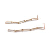 Mini Link Solid Gold Studs