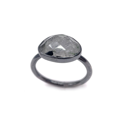 Tourmalated Quartz Ring