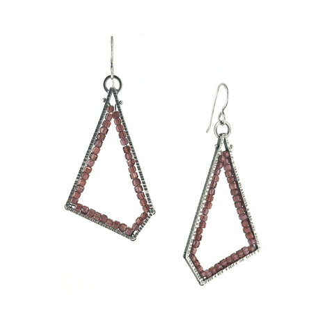 Large Poly Geode Earrings