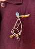 A Proud Penguin Brooch