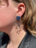 Kyanite Chain Drape Earrings