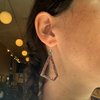 Large Poly Geode Earrings