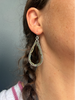 Teardrop Geode Earrings, Large