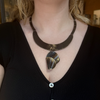 Collar w/ Folded Pendant, Nova/Blacks