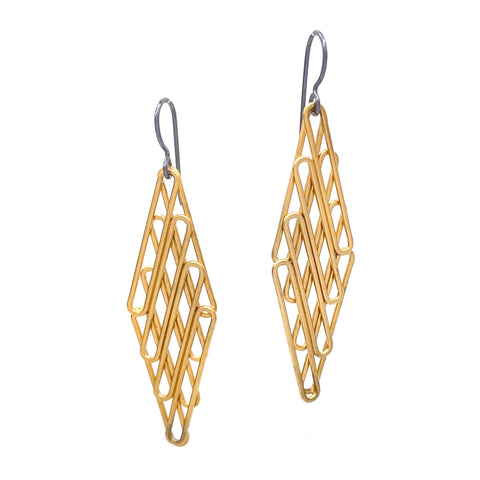 Diamond Link Earrings