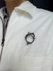 Barbed Twist Brooch