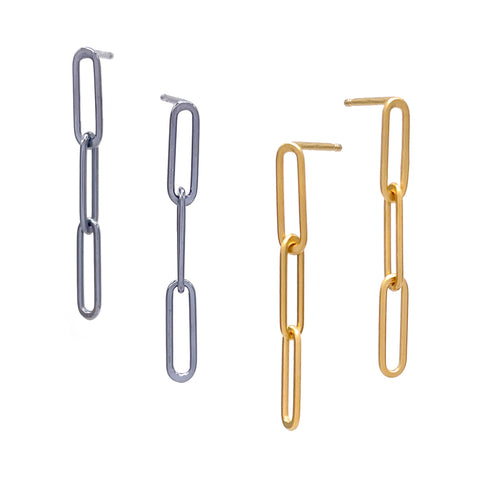 Mini Triple Link Studs