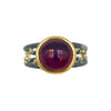 Garnet Ring with Dots