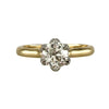 Lotus Solitaire Diamond Ring