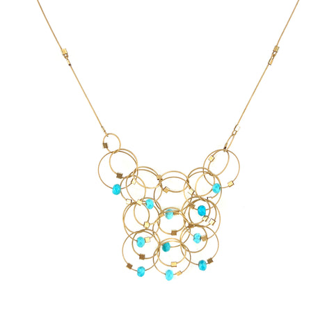 Solar Necklace, Turquoise