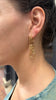 Altered Plane Bent Link Earrings