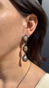 Triple Stone Earrings, Ocean Jasper