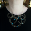 Intersection Necklace, Turquoise