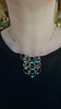 Solar Necklace, Turquoise