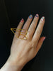 Gold Foundation Trapezoid Ring