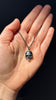 Small Black Skull Pendant Necklace