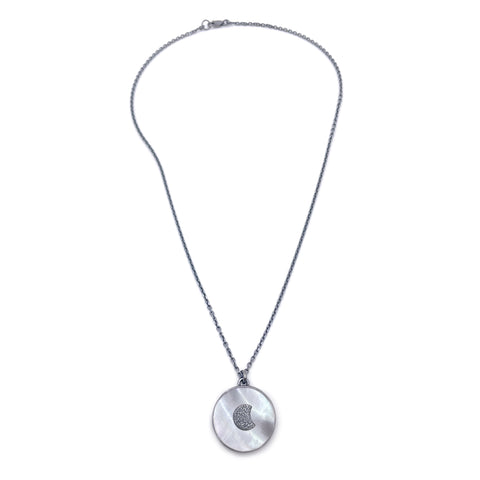 Moon & Pearl Pendant