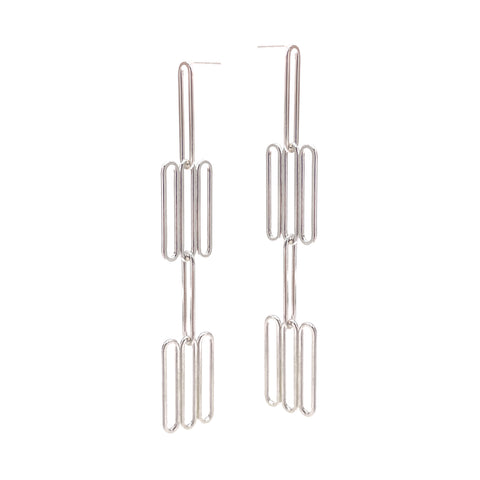 Silver Stack Earrings