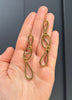 Embrace Zipper Earrings, Gold