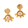 Harmony Petite Earrings - White Bone Earrings