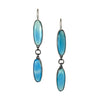 Chalcedony Duo Drop Earrings
