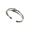 Green Amethyst Beam Cuff