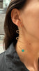 Popper Earrings, Pink and Blue