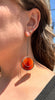 Sunset Agate Hanger Earrings