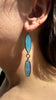 Chalcedony Duo Drop Earrings
