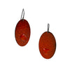 Oval Dangles, Speckled red