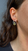Trinity Post Earrings, Peridot
