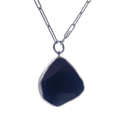 Tourmaline Slice Lariat