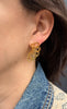 Petite Shadowed Butterfly Earrings, Gold, Polished