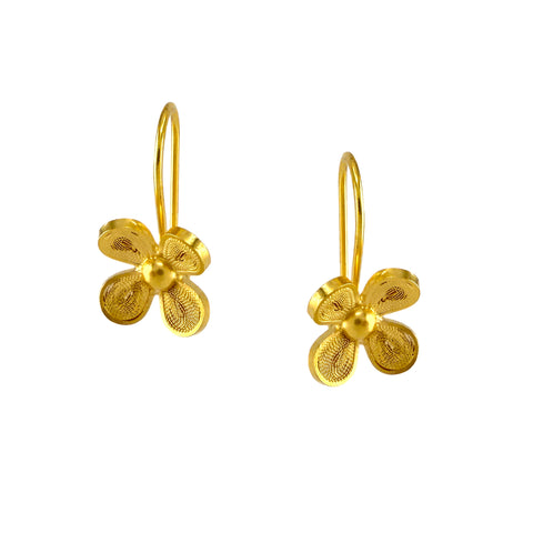 Flower Hook Earrings