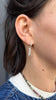 Primrose Charm Huggie Hoops