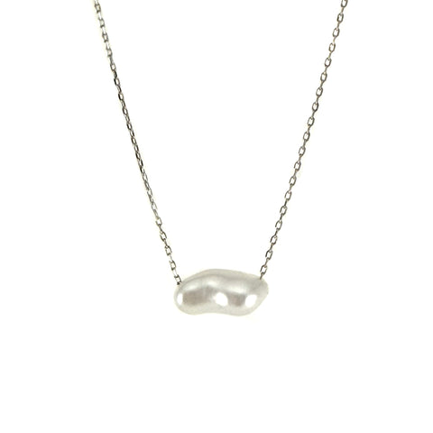 Platinum South Sea Pearl Necklace