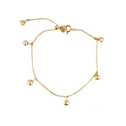 Golden South Sea Pearl Bracelet