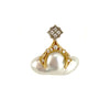 Crowned Pearl Pendant Charm
