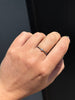 Palladium & Silver Textured Diamond Ring