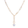 Gold & Tanzanite Lariat