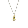 Triple Stone Pendant Necklace