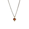 Red Sapphire and Diamond Necklace