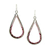 Pyriform Geode Earrings, Large