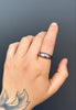 Ruby and Sapphire Speckled Ring