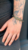 Chunky Silver, Gold, and Diamond Chain Bracelet