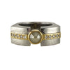 Palms Damascus Steel Ring