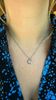 Circle Dot Pendant with Diamonds
