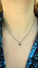 Black and White Diamond Necklace